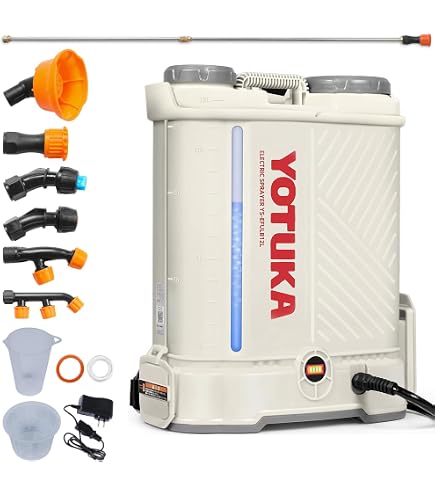 Amazon.co.jp: 電動噴霧器 充電式 背負式20L 混ぜ機能付き 連続自動